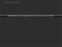 Tablet Screenshot of openpictures.com